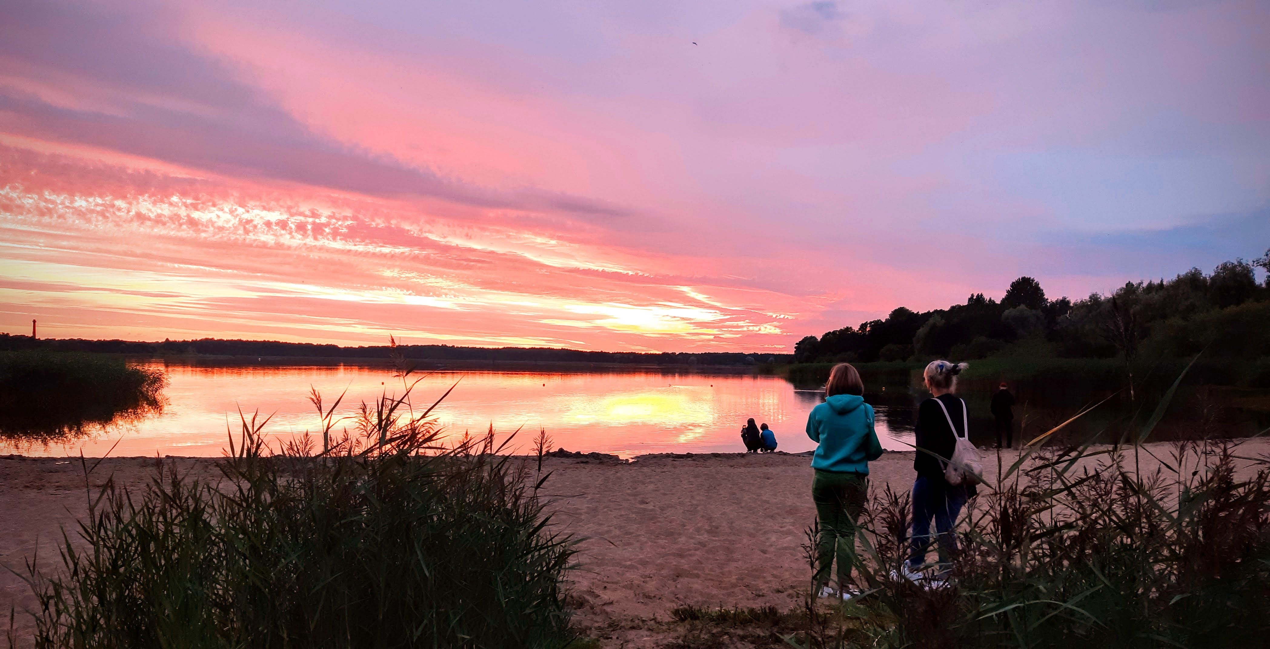 Harku järv loojanguvärvides