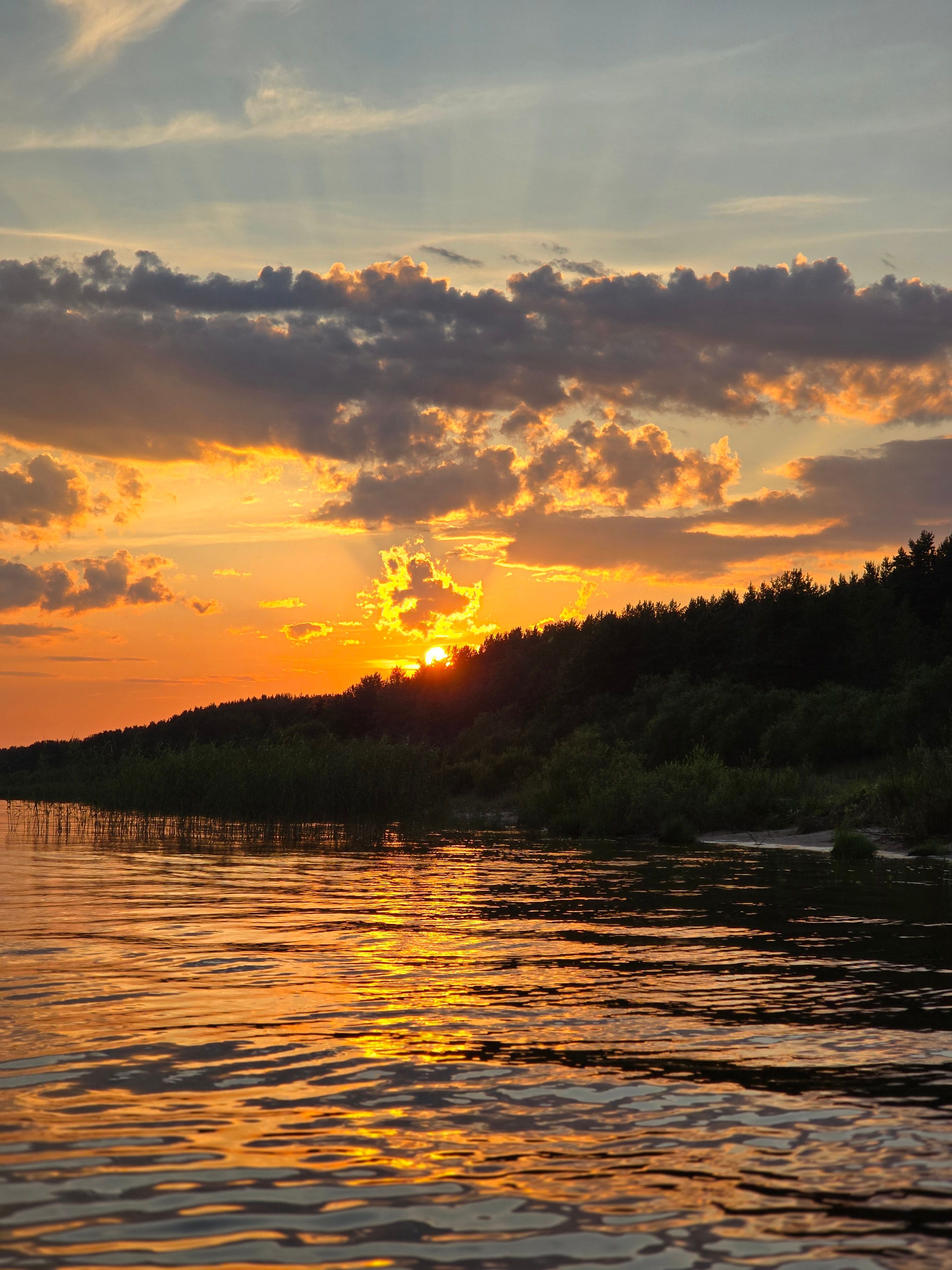 Õhtune Peipsi järv.