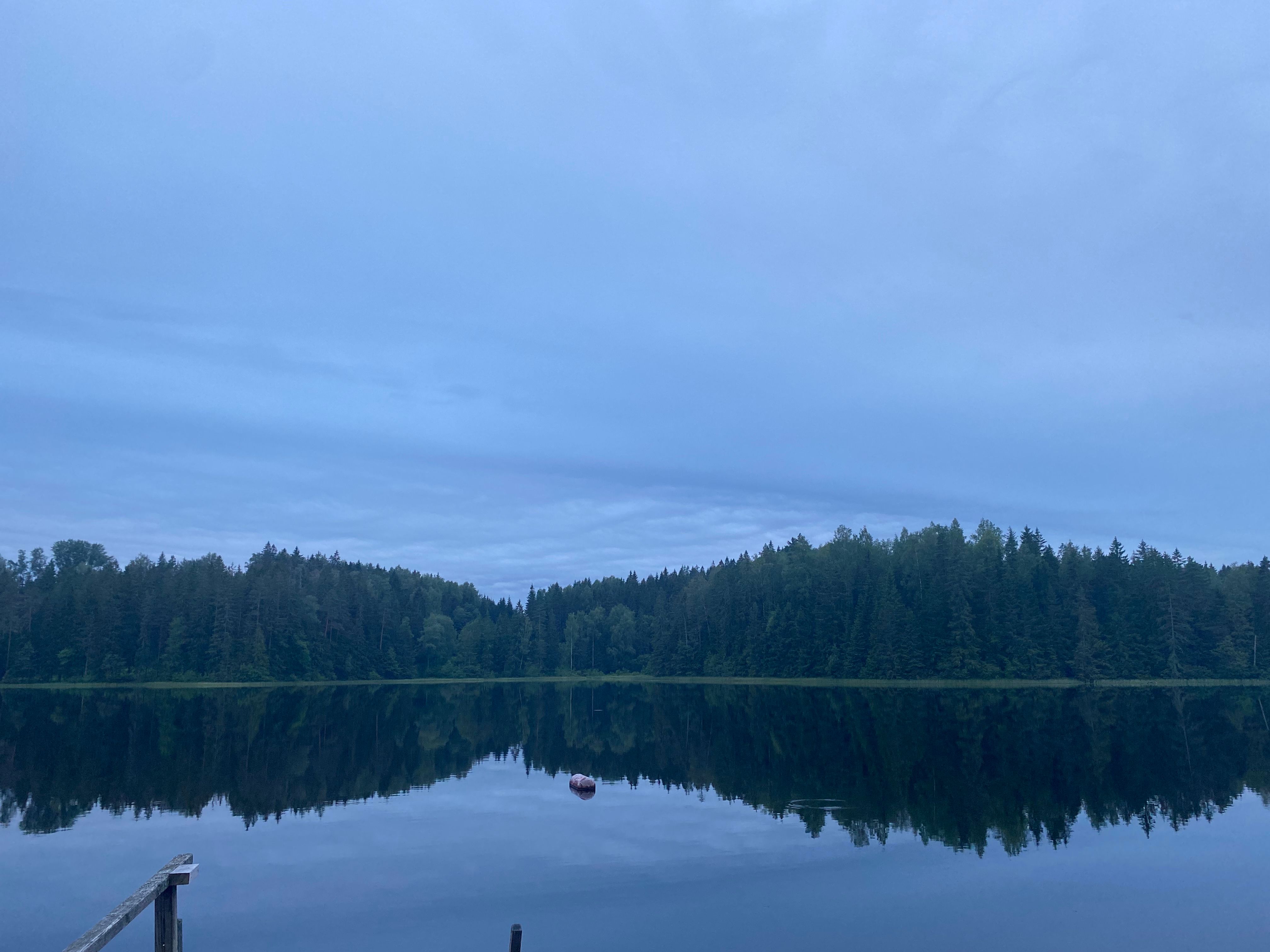 Udune järv õhtul 