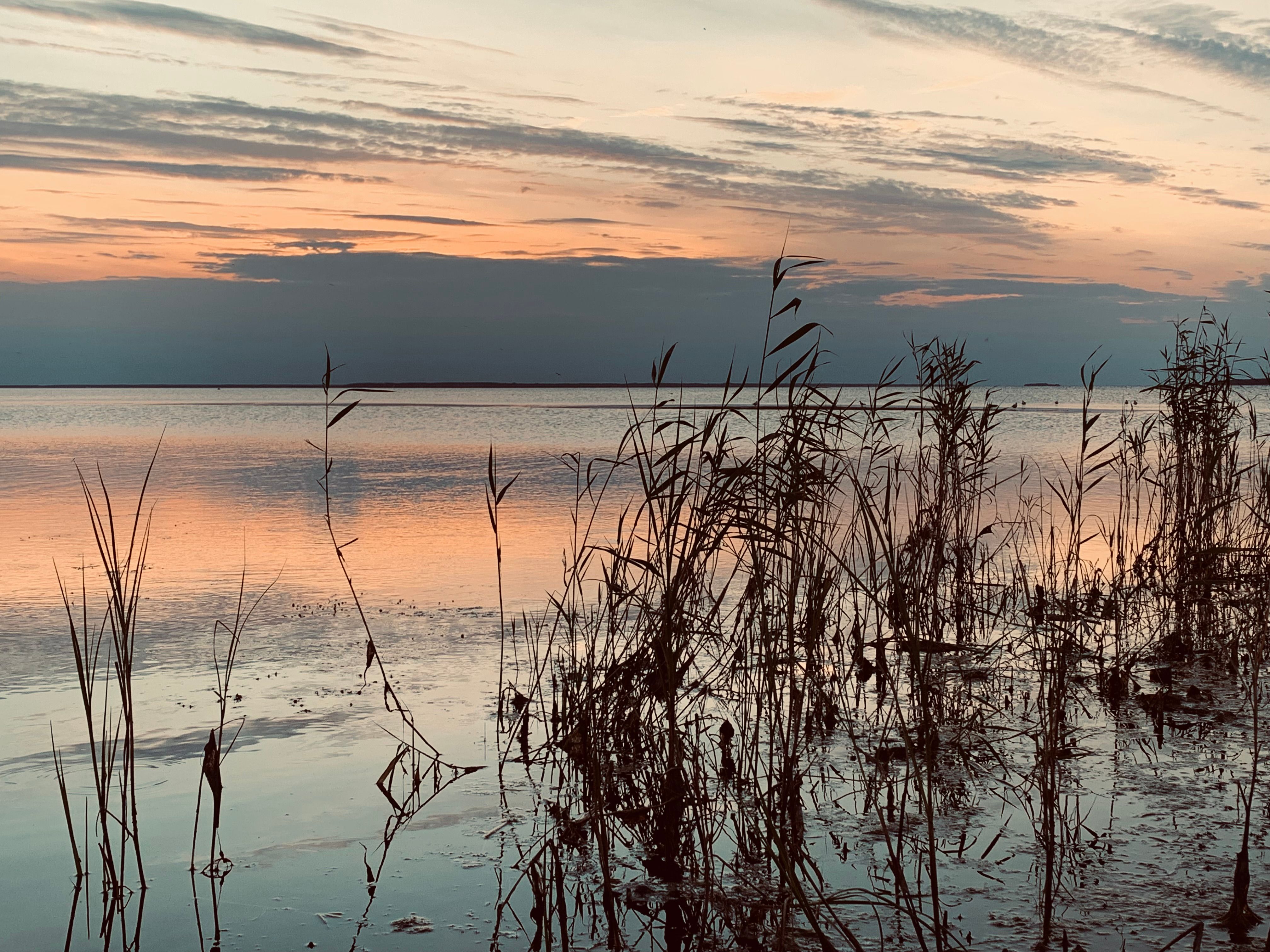 Päikeseloojangut nautides