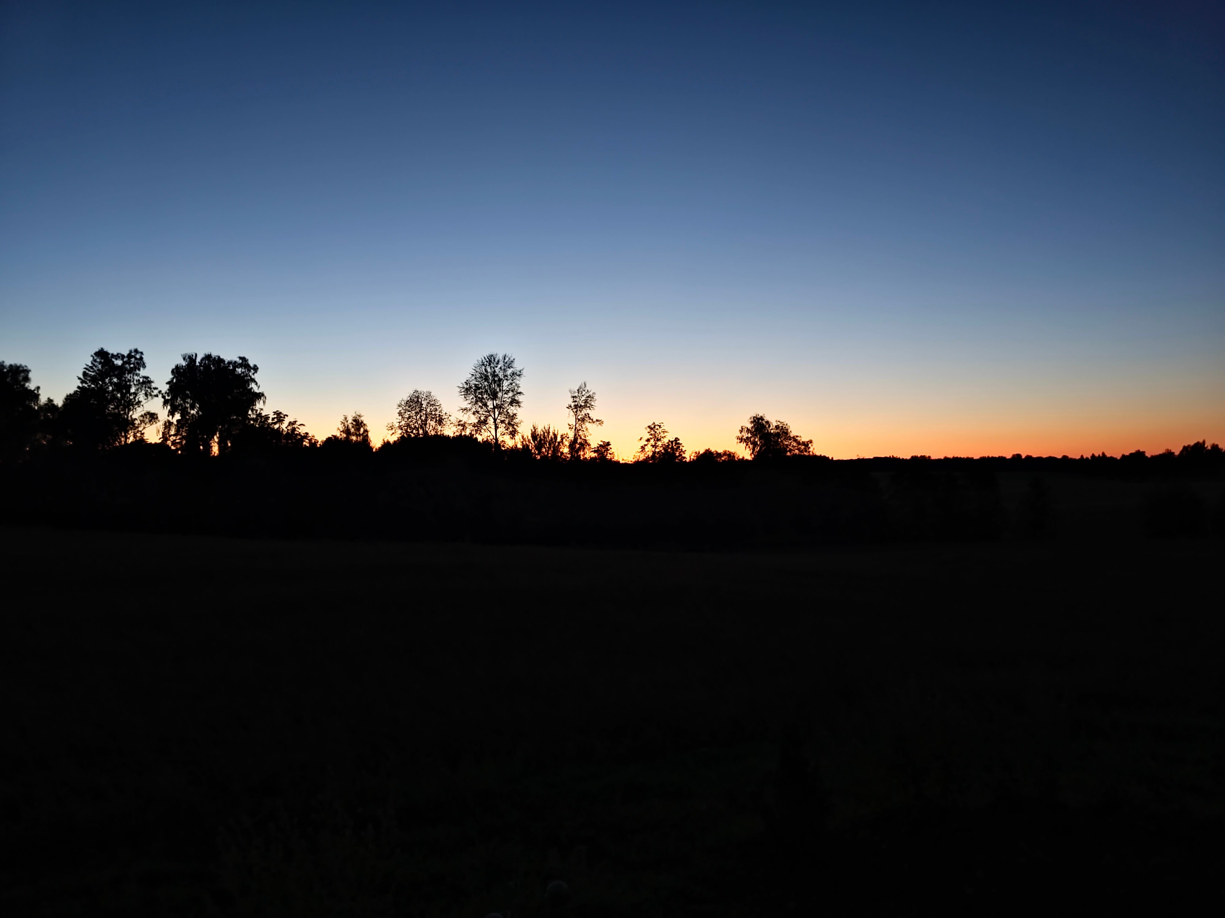 Päikeseloojang augusti keskpaigas