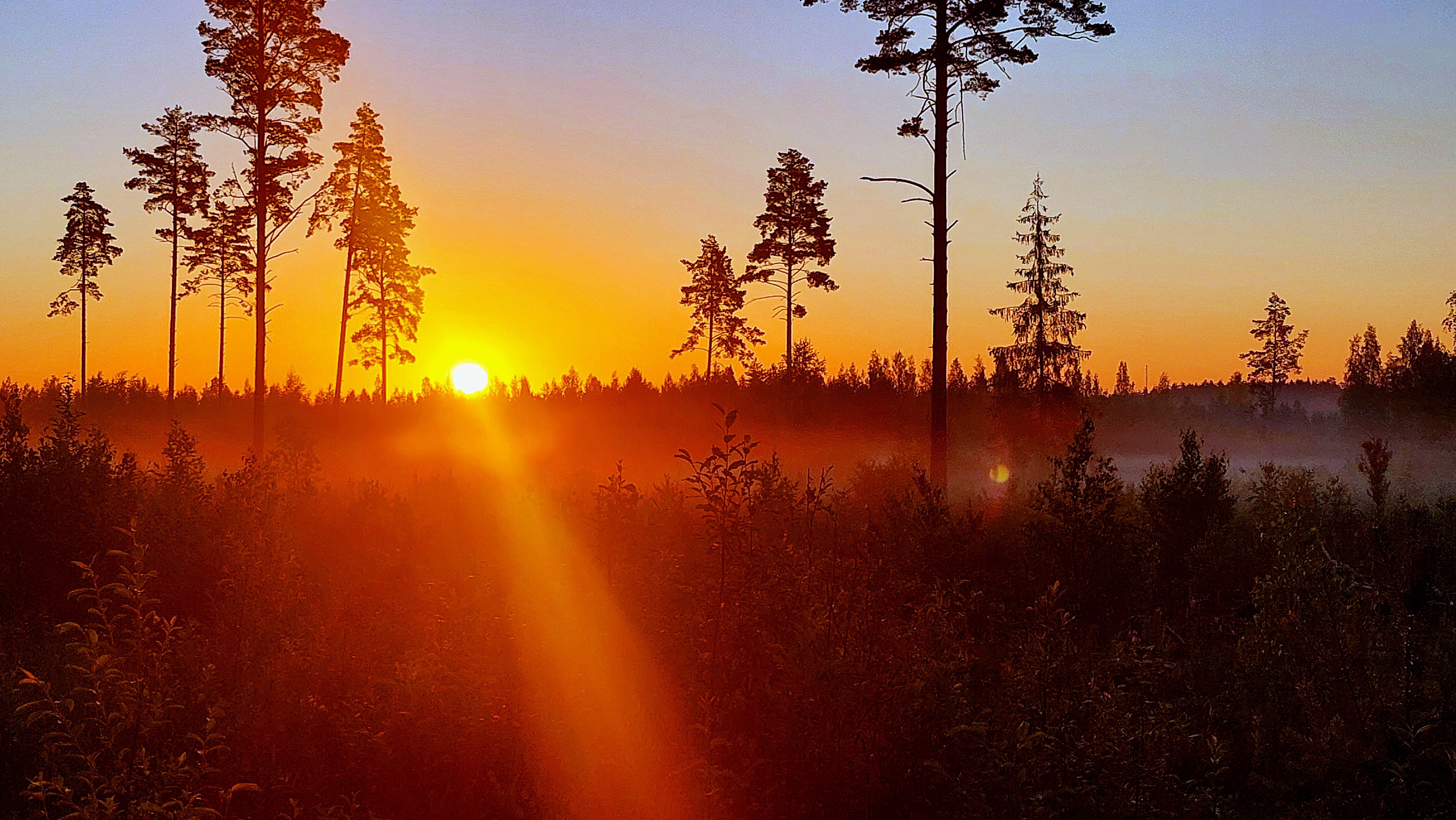 Kuumalaine päikesetõus Setomaal